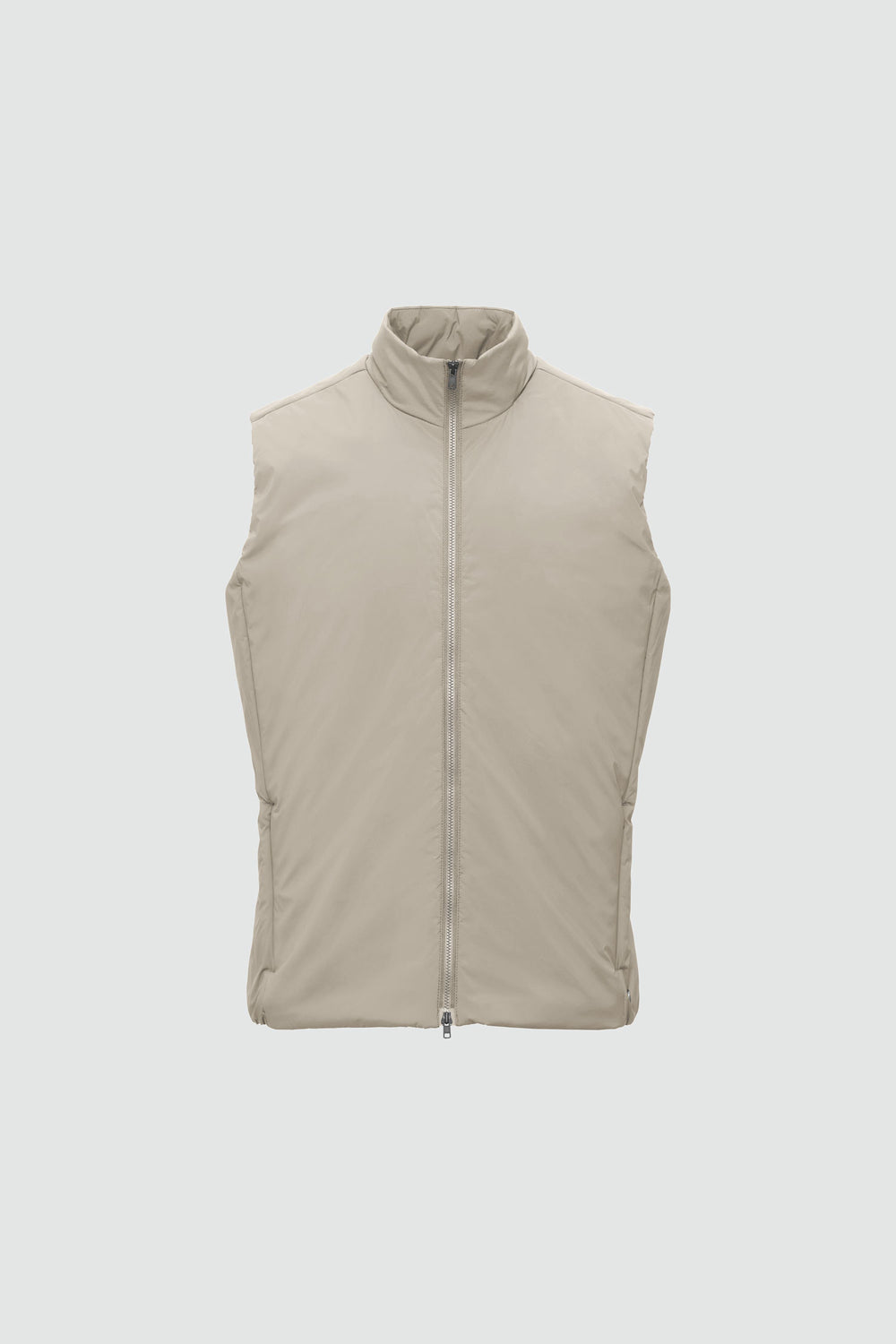 Silhouette de veste avec points de mesure : A poitrine, B taille, C longueur de manche, D longueur dos au milieu
