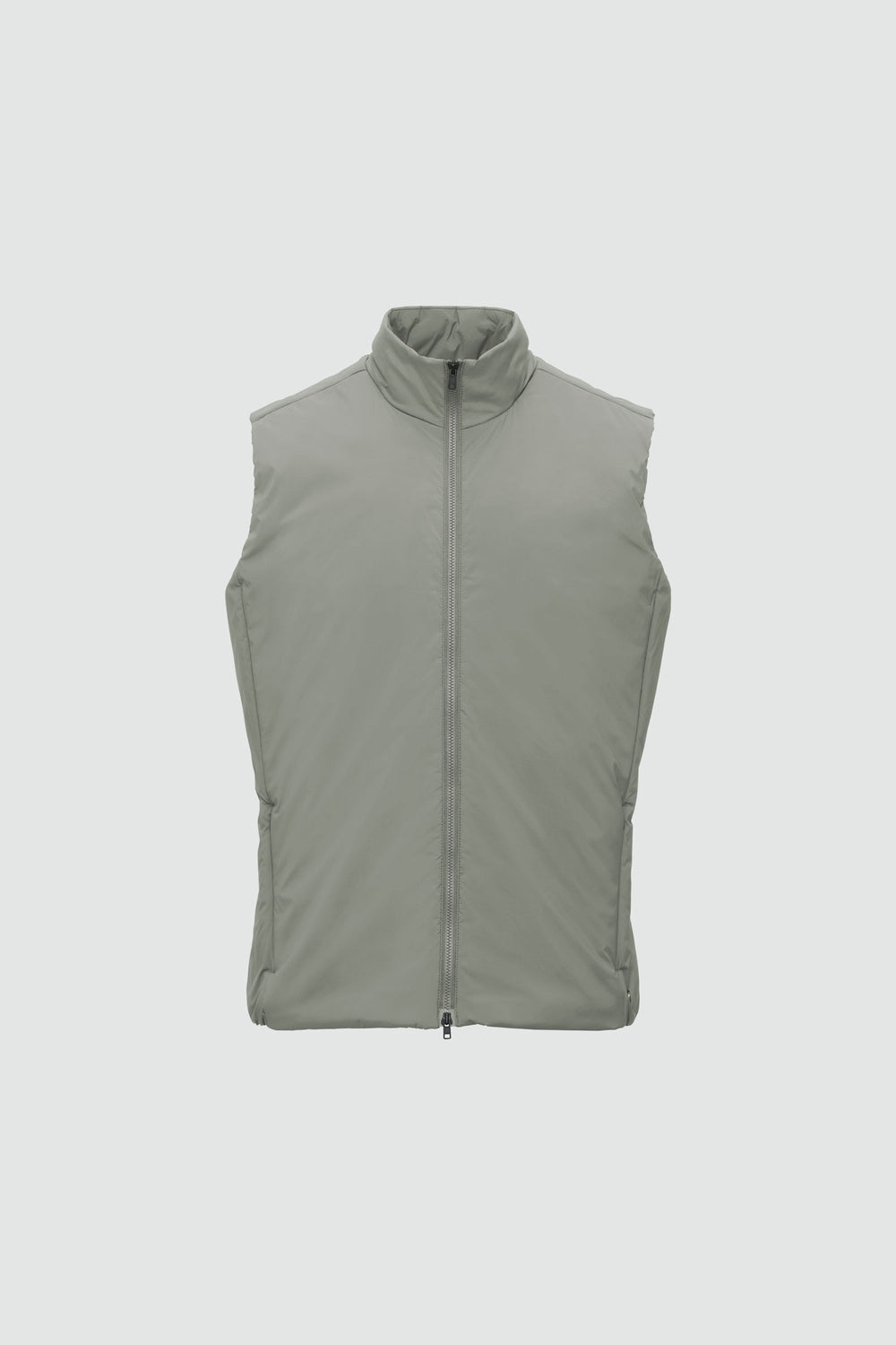 Jacket outline with measurement points: A chest, B waist, C sleeve length, D centre back length
