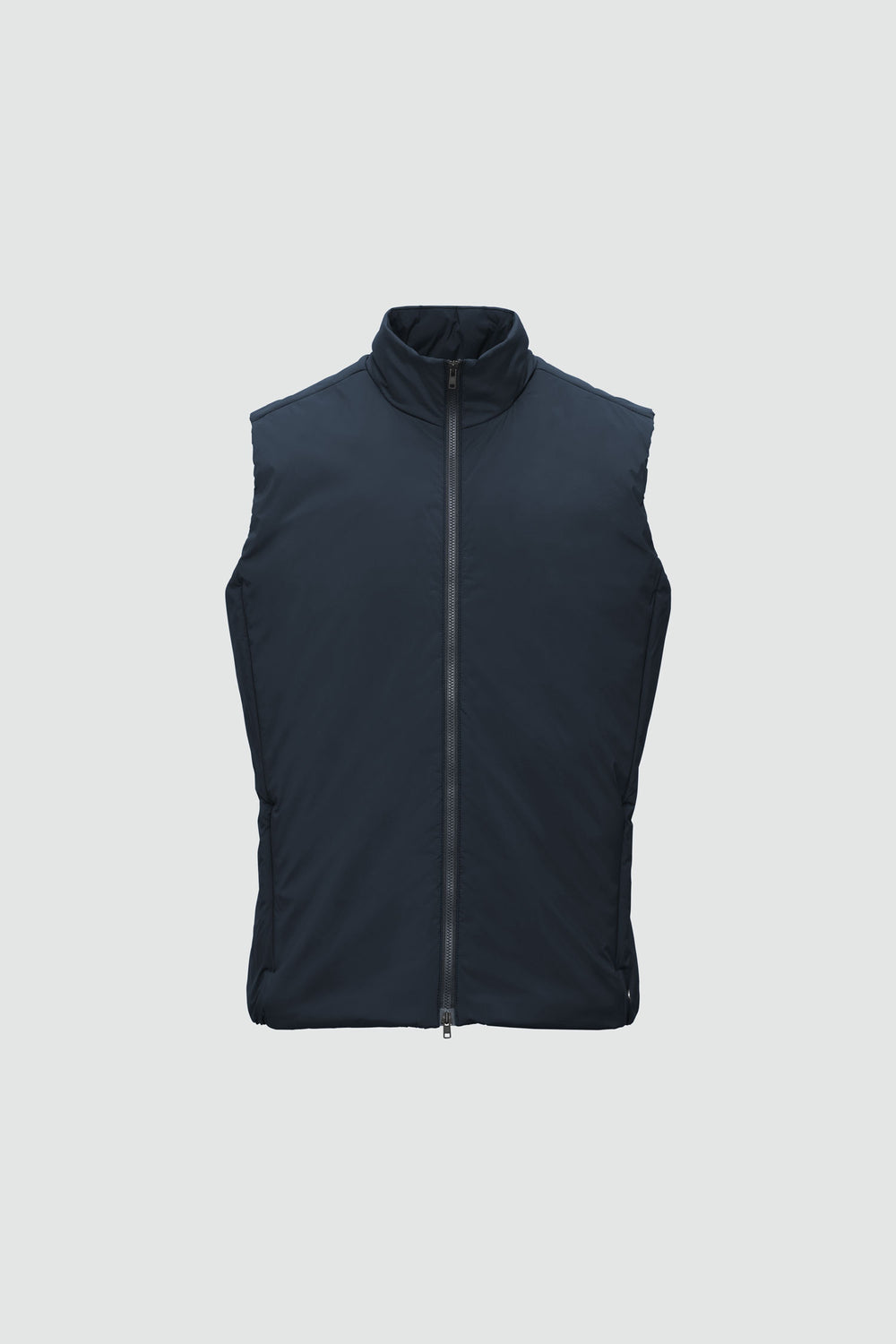 Jacket outline with measurement points: A chest, B waist, C sleeve length, D centre back length