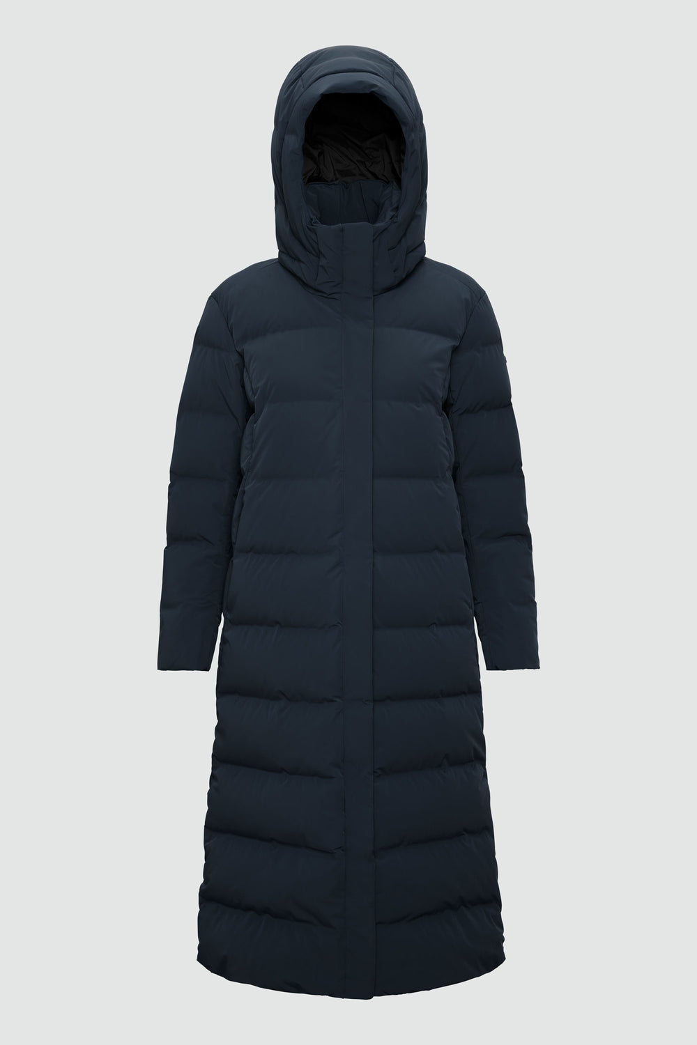 Silhouette de veste avec points de mesure : A poitrine, B taille, C longueur de manche, D longueur dos au milieu