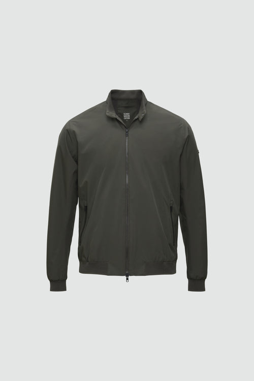 Plain — Dunkles Oliv