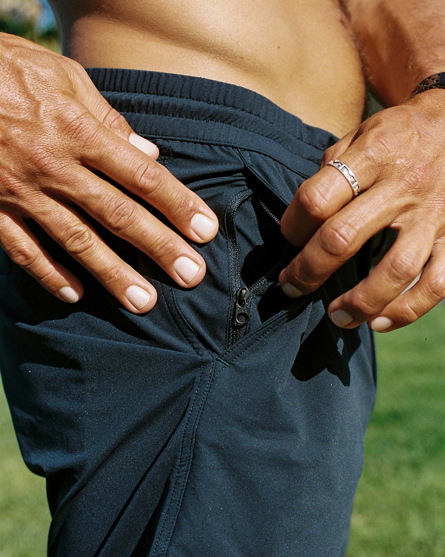 Port Shorts — Navy Blue