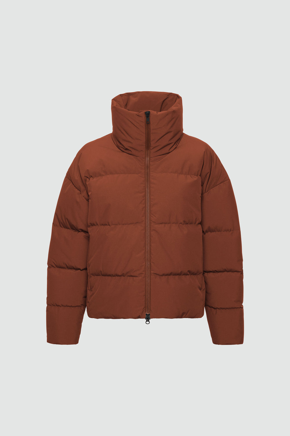Silhouette de veste avec points de mesure : A poitrine, B taille, C longueur de manche, D longueur dos au milieu